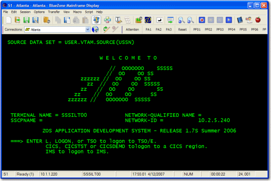 BlueZone Terminal Emulator
